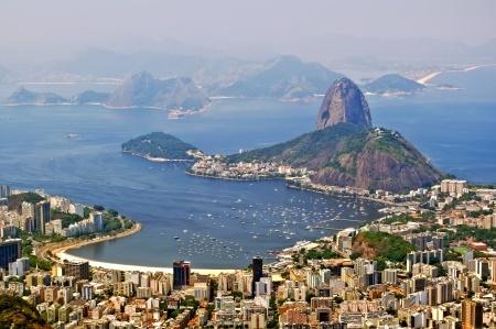 photo of the bay in Rio de Janeiro Brazil